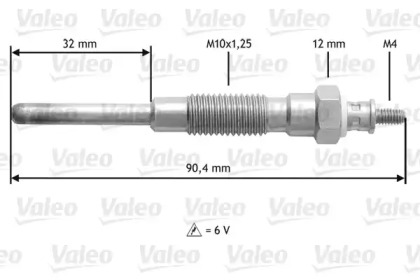 Свеча накаливания VALEO 345158