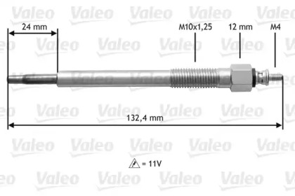 Свеча накаливания VALEO 345163