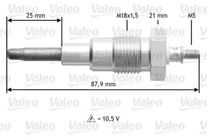 Свеча накаливания VALEO 345167