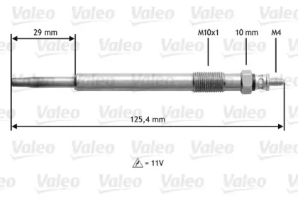 Свеча накаливания VALEO 345168