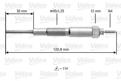 Свеча накаливания VALEO 345173