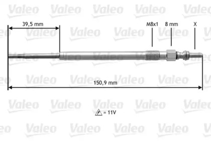 Свеча накаливания VALEO 345174