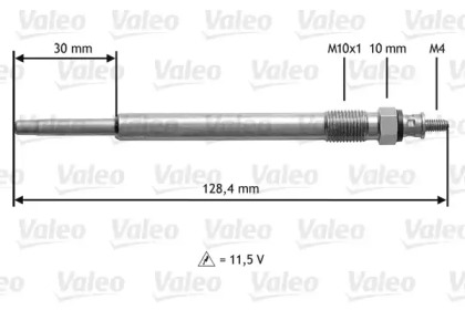 Свеча накаливания VALEO 345179