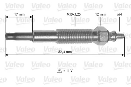 Свеча накаливания VALEO 345199