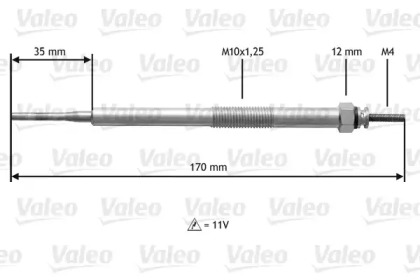 Свеча накаливания VALEO 345216