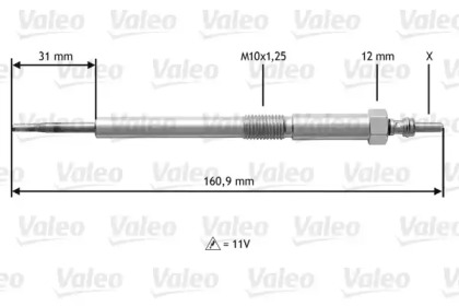 Свеча накаливания VALEO 345217