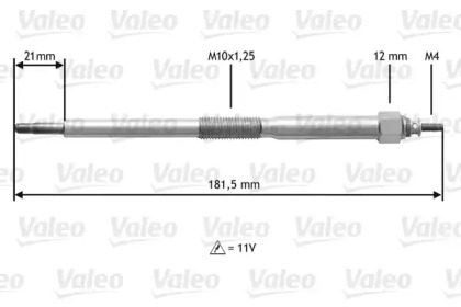 Свеча накаливания VALEO 345220