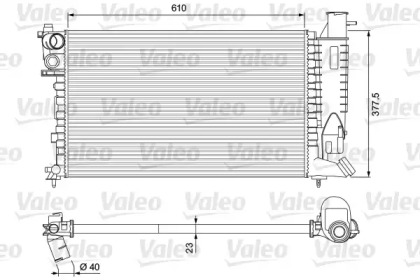 Теплообменник VALEO 231010