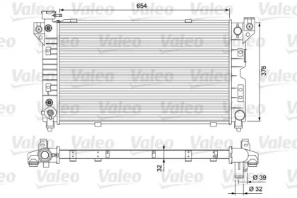 Теплообменник VALEO 231723