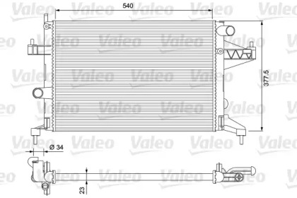 Теплообменник VALEO 232826