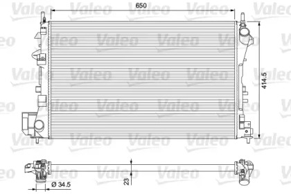 Теплообменник VALEO 232879