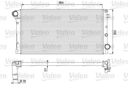 Теплообменник VALEO 234924