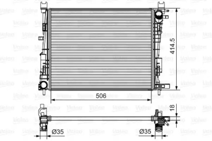 Теплообменник VALEO 701514