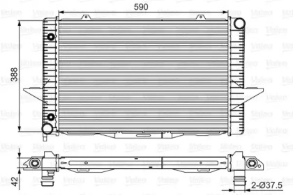 Теплообменник VALEO 701532