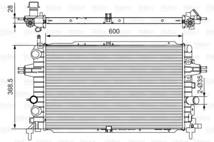 Теплообменник VALEO 701533