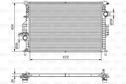 Теплообменник VALEO 701536