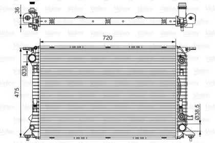 Теплообменник VALEO 701537