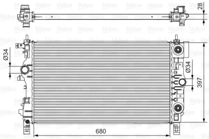 Теплообменник VALEO 701541