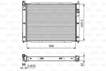 Теплообменник VALEO 701543