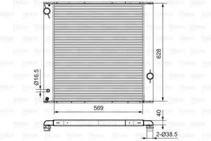 Теплообменник VALEO 701547