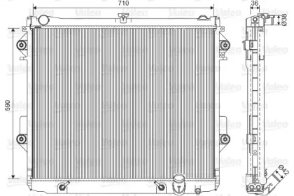 Теплообменник VALEO 701552