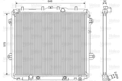 Теплообменник VALEO 701555