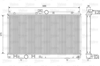 Теплообменник VALEO 701560