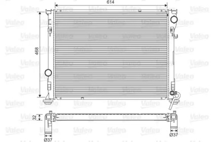 Теплообменник VALEO 701562