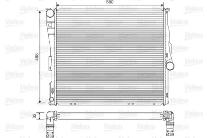 Теплообменник VALEO 701563