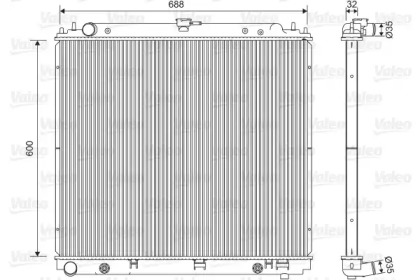 Теплообменник VALEO 701566