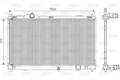 Теплообменник VALEO 701572