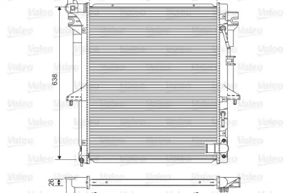 Теплообменник VALEO 701585