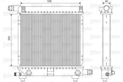 Теплообменник VALEO 701590