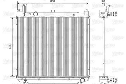 Теплообменник VALEO 701591