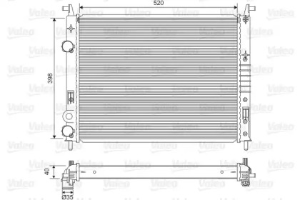 Теплообменник VALEO 701597