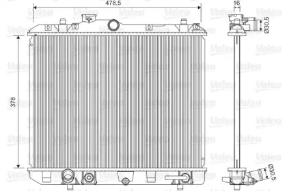 Теплообменник VALEO 701604