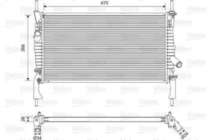 Теплообменник VALEO 701606