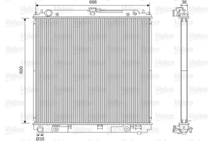 Теплообменник VALEO 701610