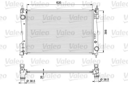 Теплообменник VALEO 701717