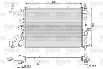 Теплообменник VALEO 701723