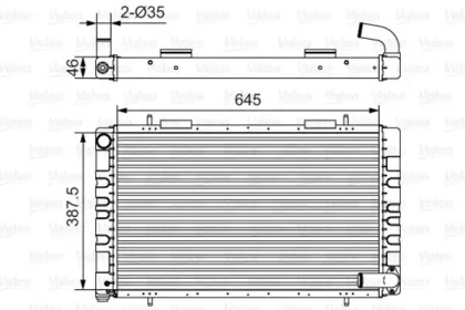 Теплообменник VALEO 731235