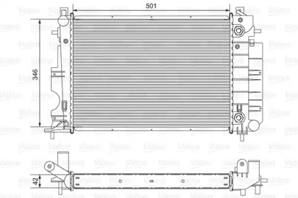 Теплообменник VALEO 732123