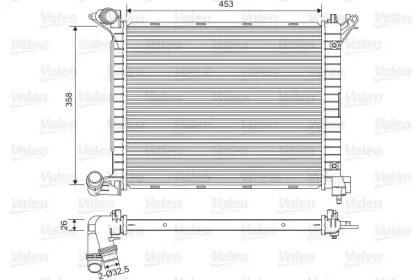 Теплообменник VALEO 734329