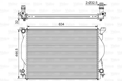 Теплообменник VALEO 734419