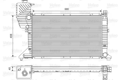 Теплообменник VALEO 734689