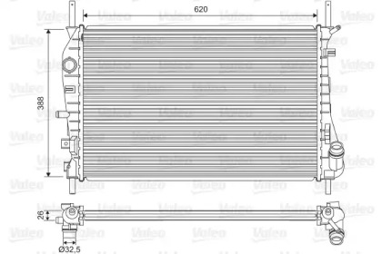 Теплообменник VALEO 735048