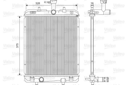 Теплообменник VALEO 735069