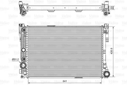 Теплообменник VALEO 735291