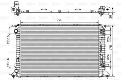 Теплообменник VALEO 735472