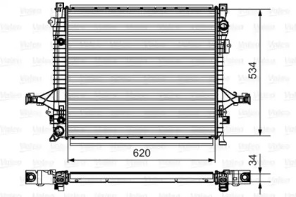 Теплообменник VALEO 735541